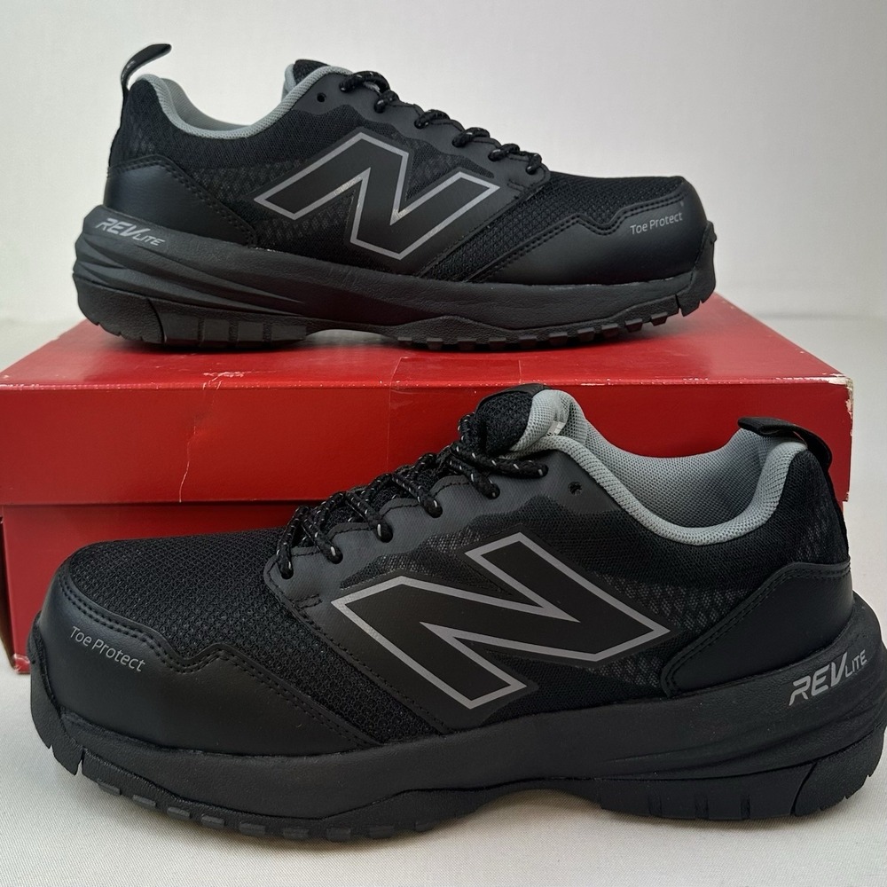 New Balance Quickshift Work & Safety Comp Toe EH SR Shoe Black Womens Sz 8